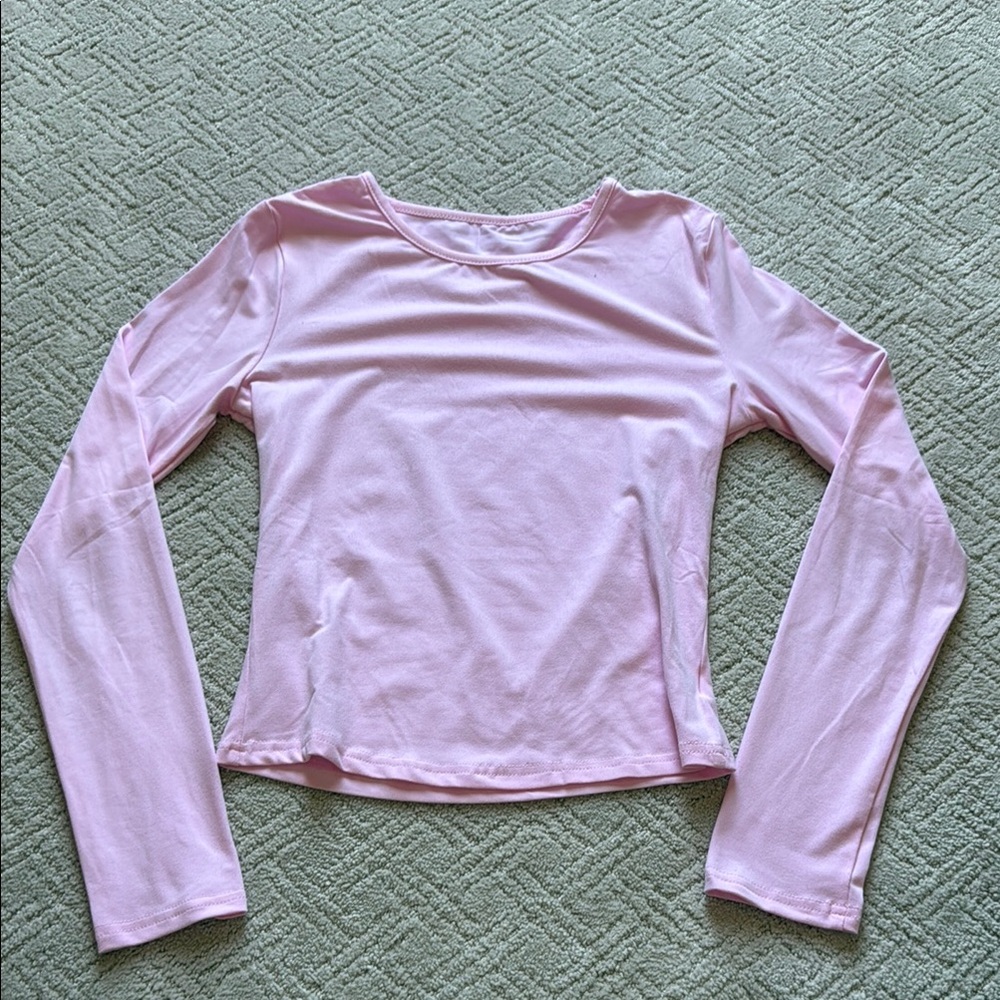 Light Pink Long Sleeve Top